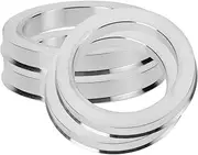 Wheel Center Rings 4pcs Tire Hub Centric Rings 72.6 to 54.1 Size Aluminum Alloy for Car Exteriors Dec