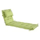 Cabana Outdoor Sun Bed Cushion with Pillow - Kiwi Green
