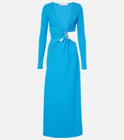 [Christopher Esber] Christopher Esber Cavern Stone maxi dress AU 8 blue