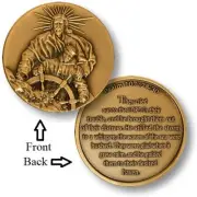 The Lord of the Seas ~ Psalm 107:28-30 ~ Religious ~ Challenge Coins ~