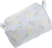 Outanaya Blanket Storage Bag Home Wardrobe Storage Box Large Size Cotton Storage Organizer Bag Zipper