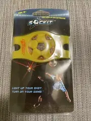 The SOCKIT Light Up Youth Soccer Trainer Kicking Toy Smashing Yellow Aide