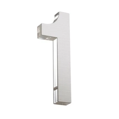 Sandleford 120mm 1 Stainless Steel Azure Numeral