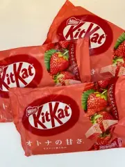 3 Bag Nestle Japanese Kit Kat Strawberry Flavor Limited Edition From Japan