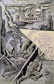 MACHINE WAR * MIKE BENNETT'S ORIGINAL ART (2025) 01/27/25