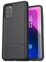 For Samsung Galaxy S20 Plus Case Military Grade Full Body Rugged Cover - Black