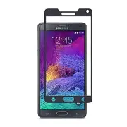 NEW Moshi Ion Samsung Galaxy Note 4 Tempered Glass iVisor Screen Protector Black