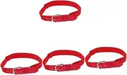 [WOFASHPURET] Elastic Belt Sports Decor Belt for Men But Belt Softball Baseball Girdle Football Mens Belt Football Girdle for Men Sports Belt Zinc Alloy Red