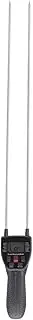 Grain Moistures Meter, ABS Handheld Food Moistures Meter, Anti Slip Handle Grain Moistures Tester with Voice 600MM Probe for Rice Wheat Corn