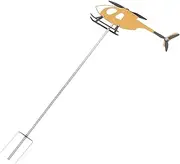 Airplane Weathervane Garden Outdoor Wind Sculpture Wind Vane for Yard Decoration Present Flight Lovers Eye Catching Yard Plane