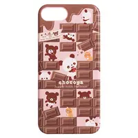 在飛比找PChome24h購物優惠-San-X 巧克貓熊 iPhone 5 手機保護殼。行李箱