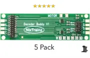NixTrainz Decoder Buddy NTZ4 V1B ~ 1K Resistors ~ For 21 Pin Decoders ~ 5 Pack