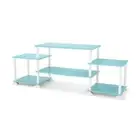 Entertainment Center Tv Media Stand CD DVD Blu Ray Console Table Shelf Book Rack