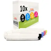 10x MWT Cartridge XXL F R OKI MC-862-CDTN MC-861-CDTN MC-862-DN MC-861-CDXN
