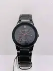 CITIZEN Eco Drive Mickey Mouse Black SS Band 40MM Watch AU1069-06W 8" NIB