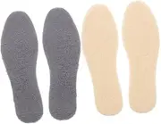 Ipetboom 2 Pairs Winter Insoles for Men and Women Comfortable Boot Inserts with Moisture Absorption Durable and Breathable Design for Cold Weather and Everyday Use