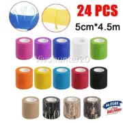 Self-Adherent Elastic Wrist Ankle First Aid Sports Bandage Gauze Tape Vet Wrap