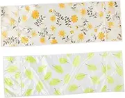 BIUDECO Microwave Oven Cover Set Decorative Protective Pockets Small Appliance Covers Fit Microwave Toaster Oven