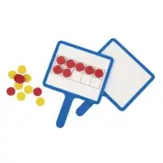 Office Depot Magnetic Dry-Erase 10-Frame Answer Boards, Pre-K, 4PK