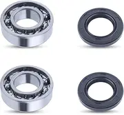 Tool Accessories Crankshaft Crank Bearing Oil Seal Kit for Compatible with Honda GX160 GX200 168F 5.5/6.5HP 2-3.5kw Small Gasoline Engine Motor Generator Trimmer
