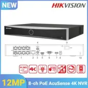 Hikvision DS-7608NXI-K1/8P 8CH POE NVR Video Recorder for Security Camera System