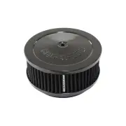 Aeroflow Black Air Filter Assembly 6-3/8" X 2-1/2" 5-1/8" Neck Washable