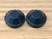 KKT - Lightning RMX Pedal Caps - Black - old school bmx
