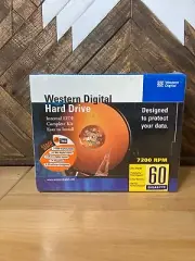 Western Digital Hard Drive 60GB 7200 RPM WD600BBRTL 3.5" Internal IEDE Sealed