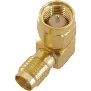 PA6706 Right Angle SMA Plug To Socket SMA Male To SMA Female 50Ohm RIGHT ANGLE SMA PLUG TO
