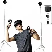 Skywin VR Tripod Stand, White HTC Vive Base Station Compatible Sensor Stand and Base Station Mount for Vive Sensors or Oculus Rift Constellation (2 Stands)