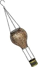 Hot Air Balloon Solar Lantern,Hollow Out Hot Air Ballon Light Waterproof - Hangable Solar Powered Lantern Light for Porch Patio Backyard Garden Camping Picnics