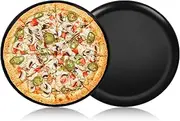 Pizza Tray, Set of 2, Stainless Steel Round Pizza Mould with Non-Stick Coating, 30 cm Pizza Baking Tray for Baking & Serving, Non-Toxic & Healthy, Durable and Easy to Clean