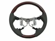 HILUX N70 2012-2014 STEERING WHEEL OE RED-WINE WOOD GRAY for TOYOTA