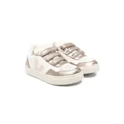 [Veja] Veja Leather Strap Sneakers 22 IT WHITE/GOLD
