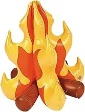 SAFIGLE Fake Campfire Camping Props Inflatable Campfire Large Campfire Prop Artificial Flame Fire Pit Vivid Inflatable Toy for Indoor Camping