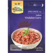 Asian Home Gourmet Seasoning Paste for Indian Vindaloo Curry 50g