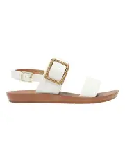 [Sandler] Grand Sandals in White Smooth
