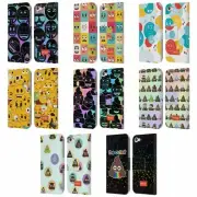 OFFICIAL emoji® YELLOWS AND POOS LEATHER BOOK CASE FOR APPLE iPOD TOUCH MP3