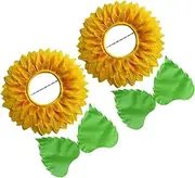 Sunflower Headgear Hat for Boys and Girls' Parties Dance Performances More Set of 1
