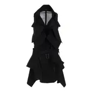 [Yohji Yamamoto] Belt Combination Jacket
