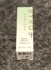 Byroe New York: Plump Lip Oil in Black Cherry 0.12 fl oz NIB Tinted Lip Gloss