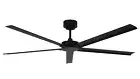 Outdoor Ceiling Fan & Remote Control Monza Black 152cm Energy-Saving Fan