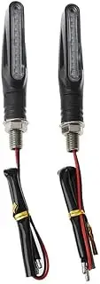 LED Indicator Blinkers Amber Lamp Accessories UN&IVE&RSAL 12V Led Turn Signals Indicator Light Flowing Water Blinker Indicator Accessories(Red LED2)
