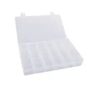 36-Grid Hard Plastic Adjustable Jewelry Organizer Box Storage Container Case