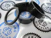 1 1/8" Carbon Fiber Headset Spacers kit 3 5 10 15mm Bike Stem Bicycles Road MTB