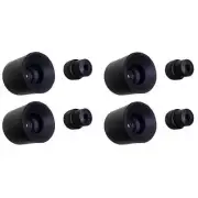 8 pc Rubber Socket Door Holder with Round Base Plunger Kit