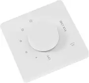 Anneome Volume Control Switch Tone Control Panel Speaker Audio Switch Sound Adjustment Switch Inline Volume Control Speaker Selector Switch Audio Volume Panel Audio Tone Knob White Plastic