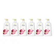 Dove Ultra Care Straight & Silky Shampoo for Frizzy, 23oz (680ml) (Pack of 6)