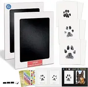 MYPAWLETS Inkless Paw Print Kit,Extra Large Pet Safe Clean Touch Ink Pad,Mess-Free Paw Print Stamp Pad for Dogs Cat,Dog Nose Print Kit,Personalized Pet Lover,Dog Mom Gift-2XL