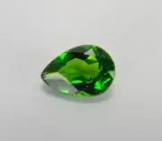 .445 Carats Natural Green Chrome Diopside Faceted Gemstone Pear CDP28